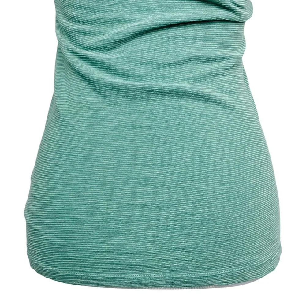 Anthropologie t.la Striped Scoop Neck Layering Tank Women’s Small Seafoam Green - Picture 8 of 11